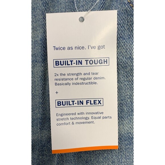 Old Navy Mens Denim Jeans Men's Straight Distressed Blue Size 38X30 - Picture 10 of 16